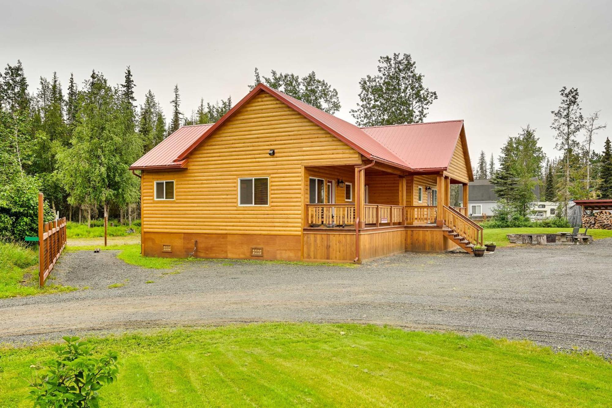 Fishermans Cabin In Soldotna Near Kenai River! Eksteriør bilde