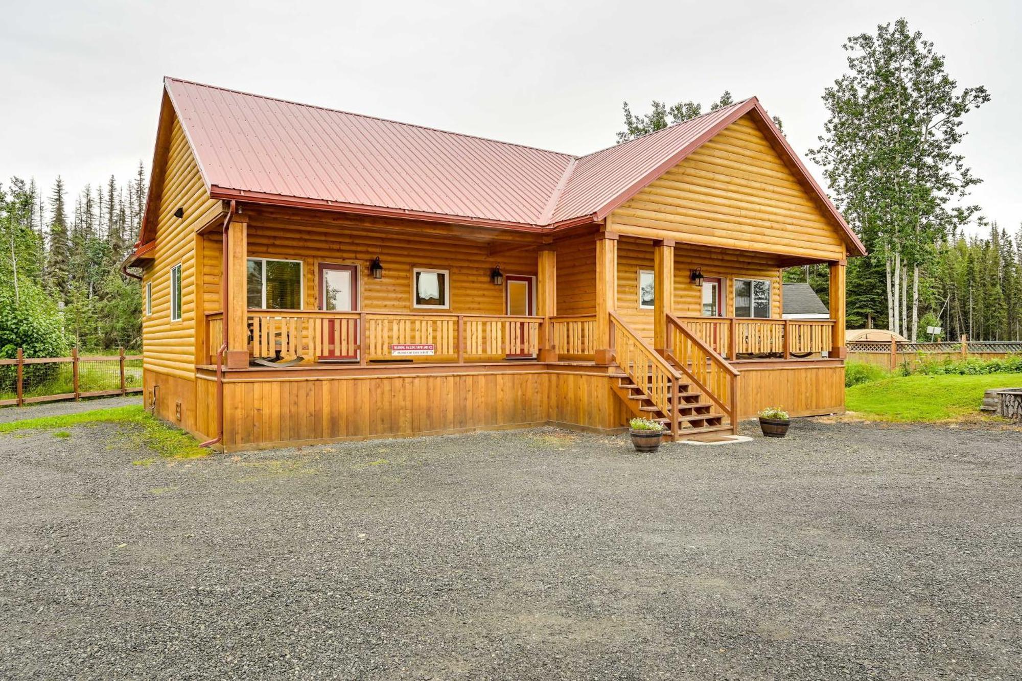Fishermans Cabin In Soldotna Near Kenai River! Eksteriør bilde