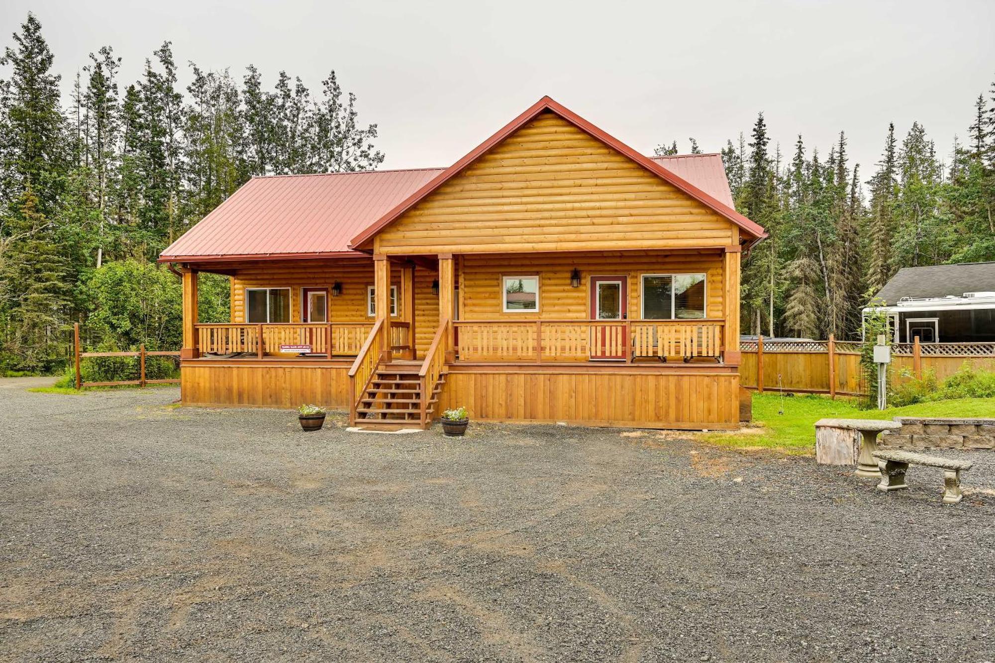 Fishermans Cabin In Soldotna Near Kenai River! Eksteriør bilde